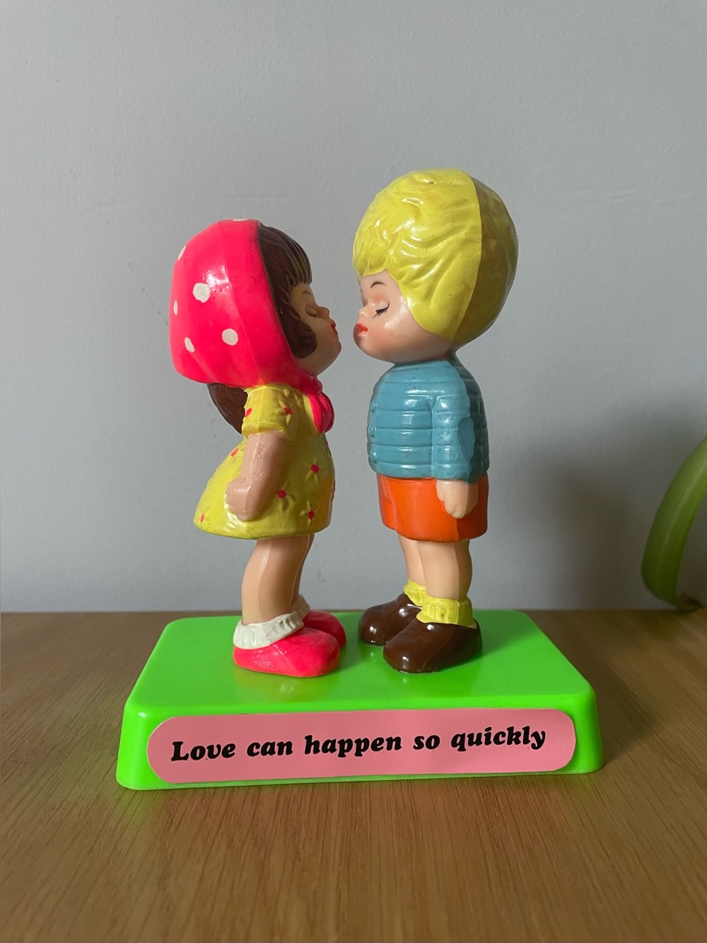 Vintage 1971 Berries Plastic Figurine Love Can Happen So Quickly